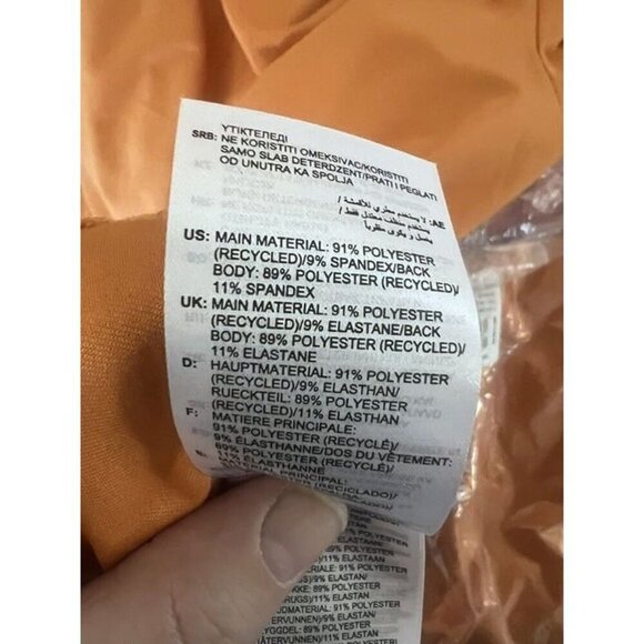 Reebok Women’s Speedway T-shirt Peach Fuzz Color 2X NWT $25 MSRP - Picture 8 of 11